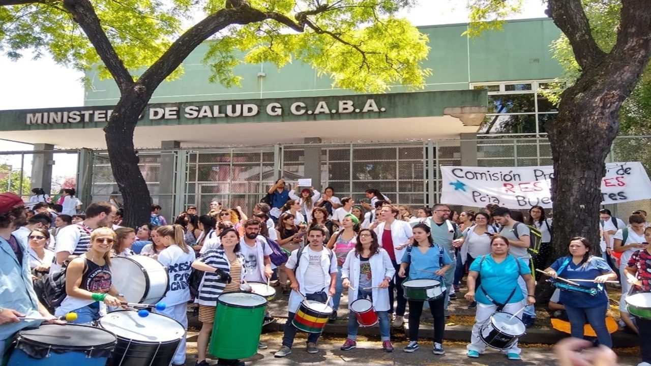 Argentina medicos protest