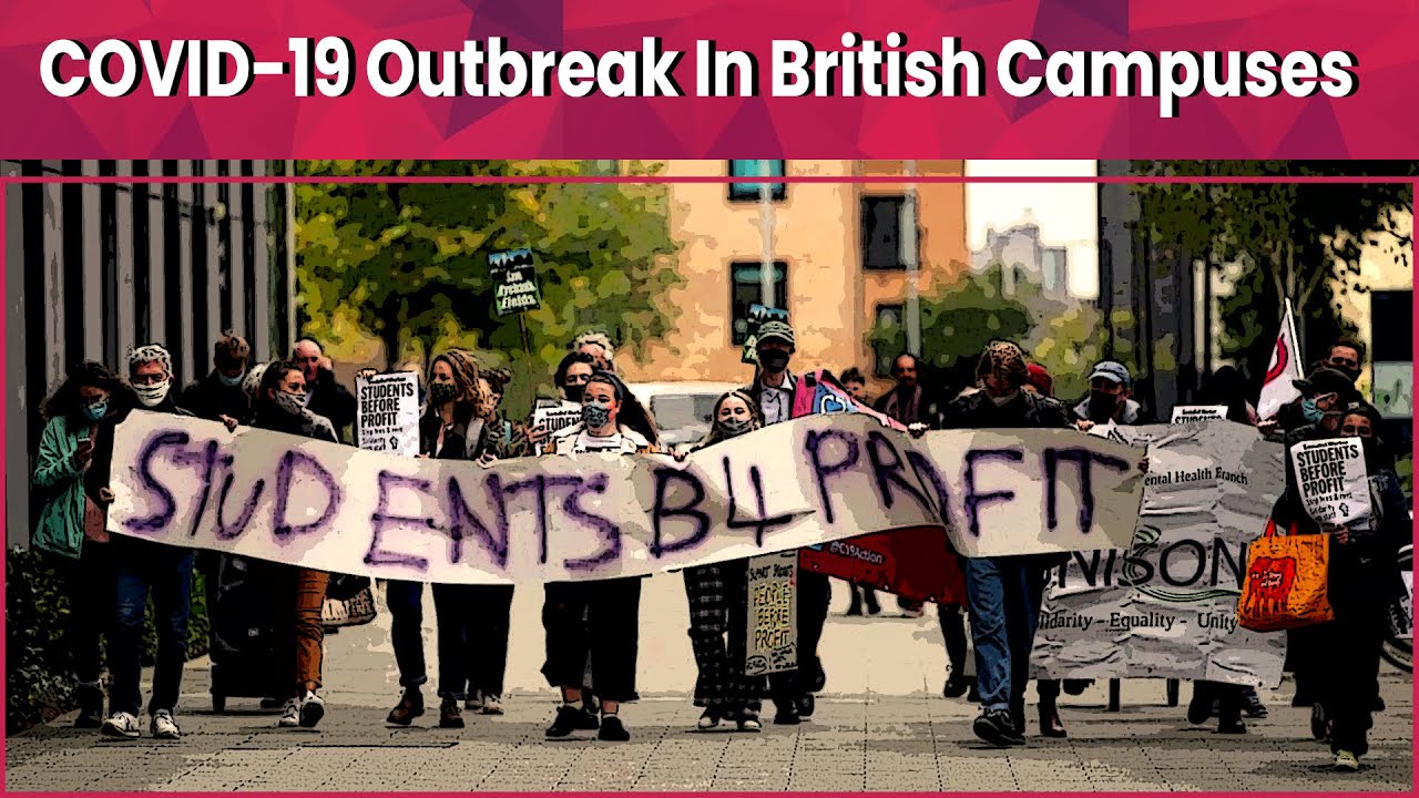 Students organize amid fresh pandemic outbreak in British universities