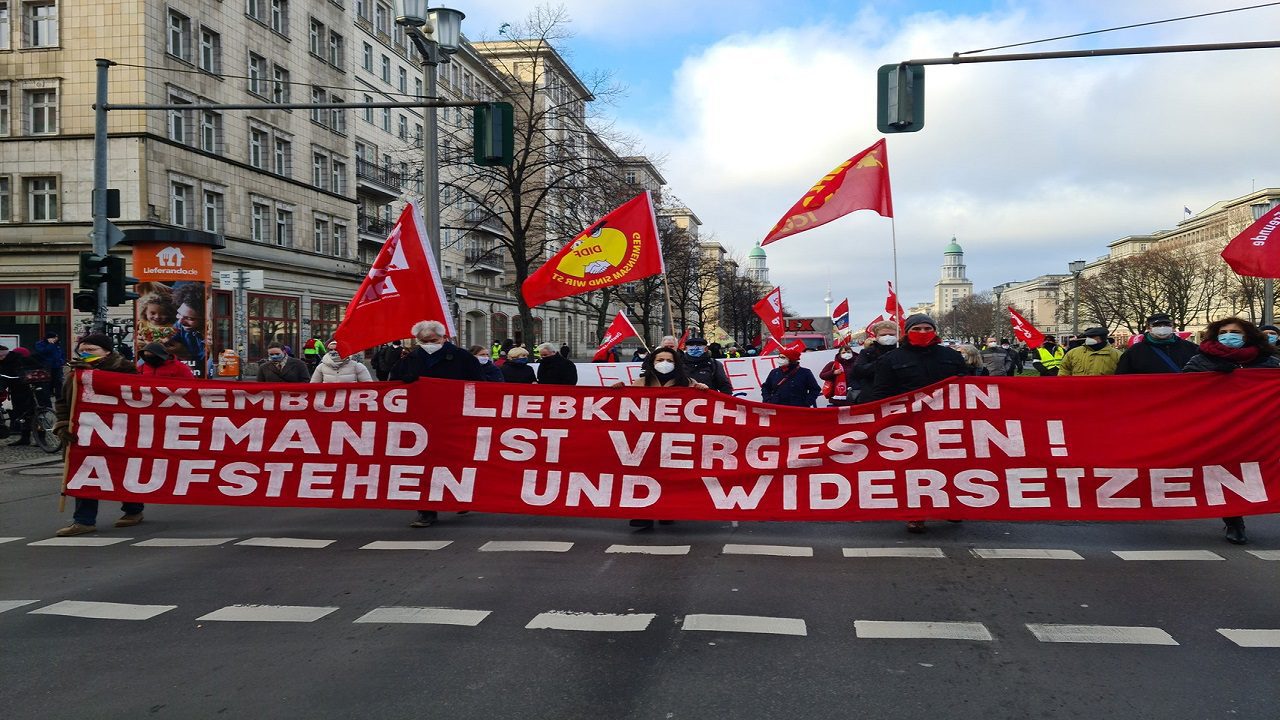 Police attack demonstration commemorating Rosa Luxemburg and Karl Liebknecht in Berlin