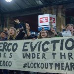 Housing rights activists continue protests against Serco