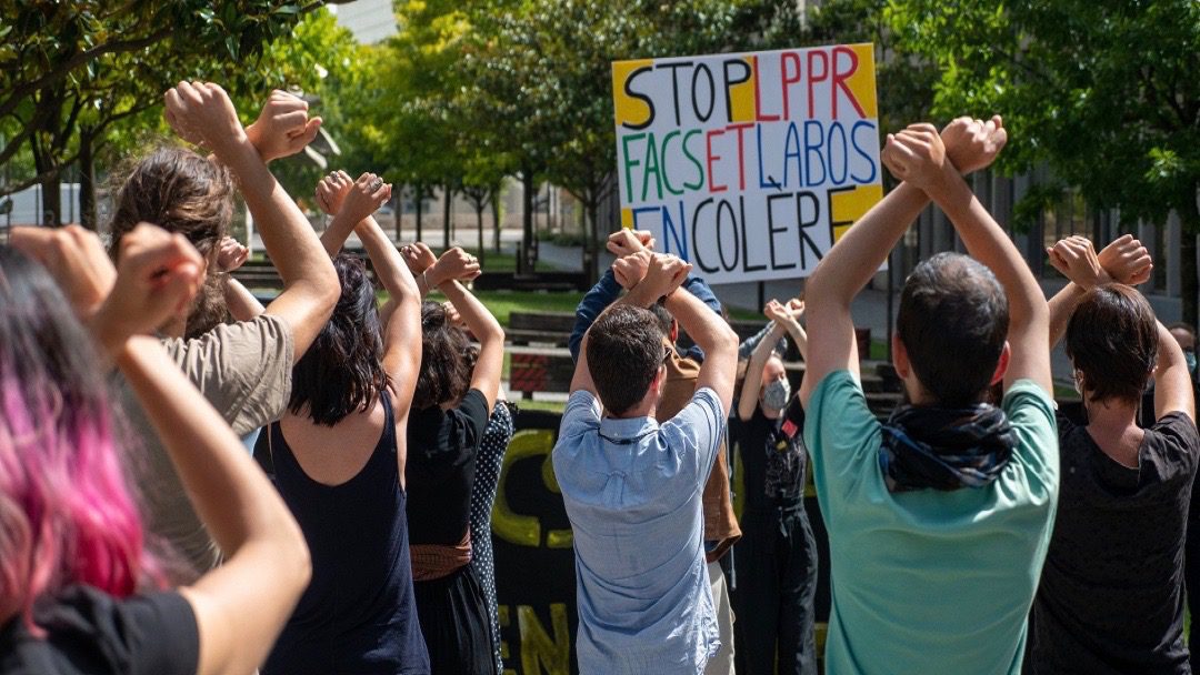 French higher edu Protests