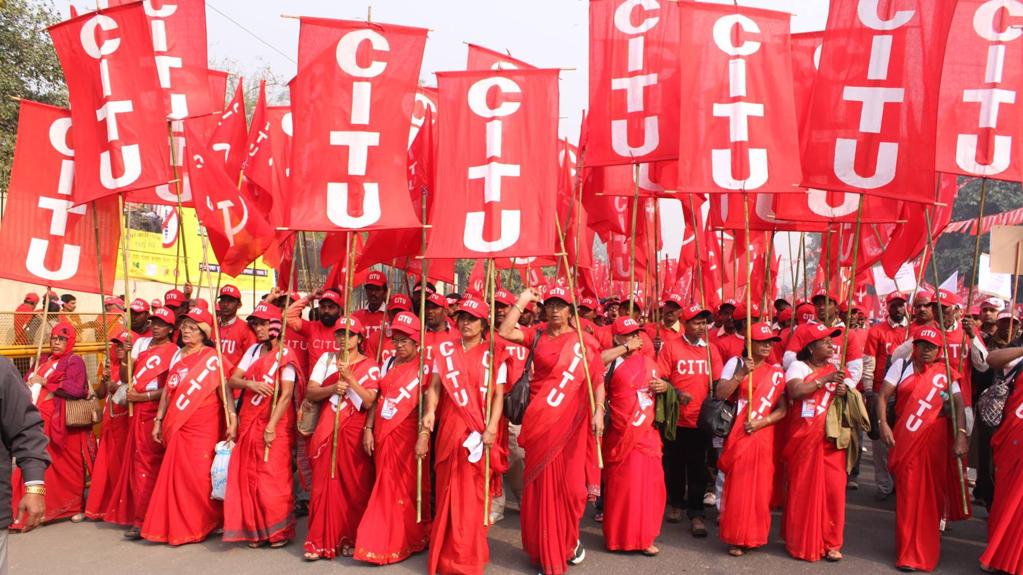 Workers across India strike in solidarity with farmers, against labor reforms