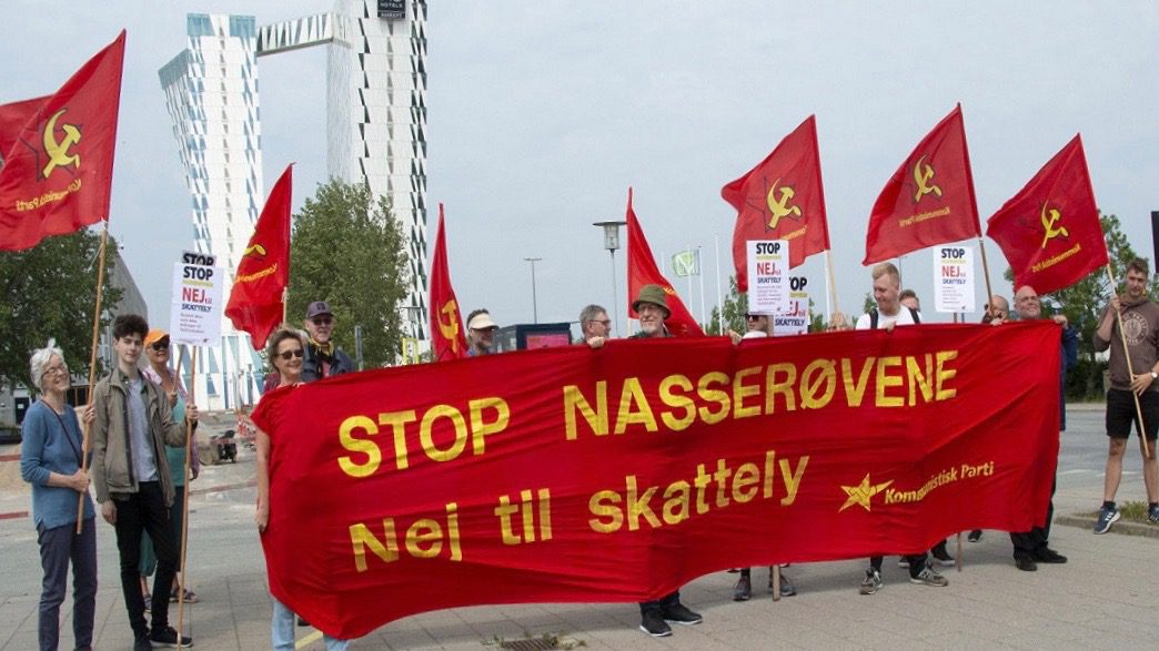 Denmark communist Protests