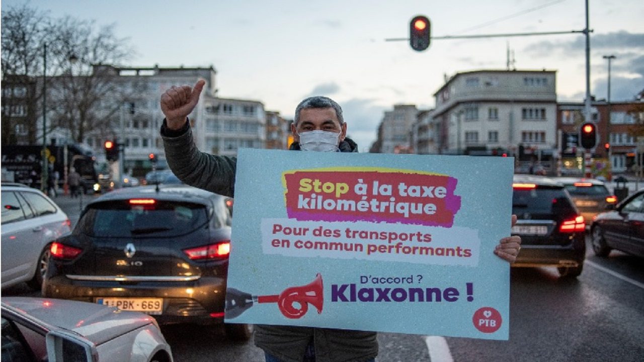 Workers Party of Belgium opposes kilometer tax for Brussels region