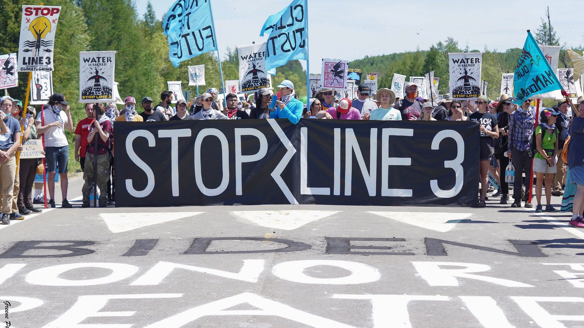 US pipeline protest