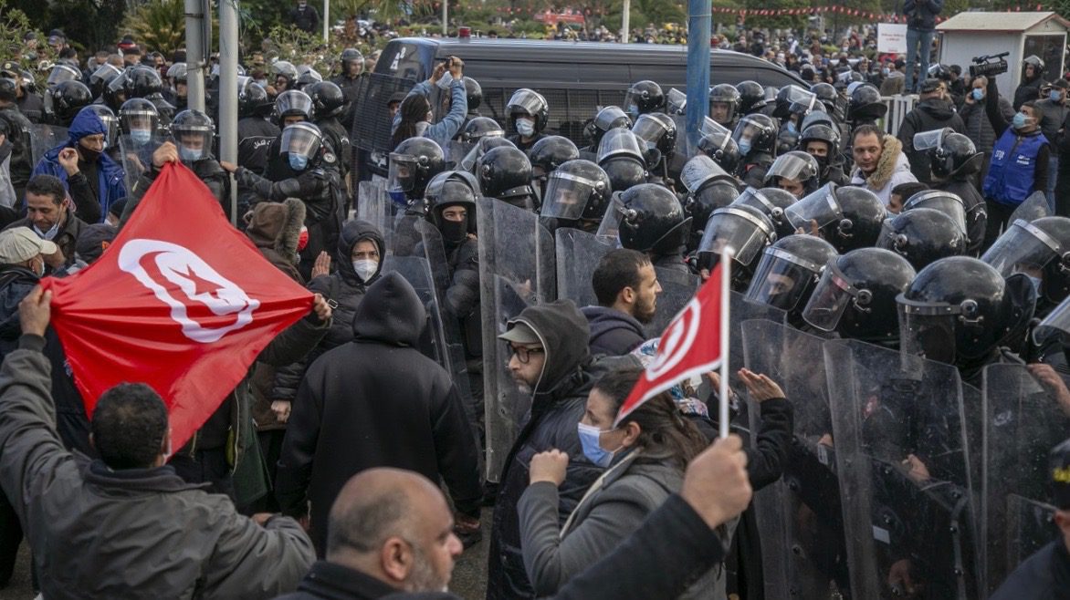 Protests in Tunisia