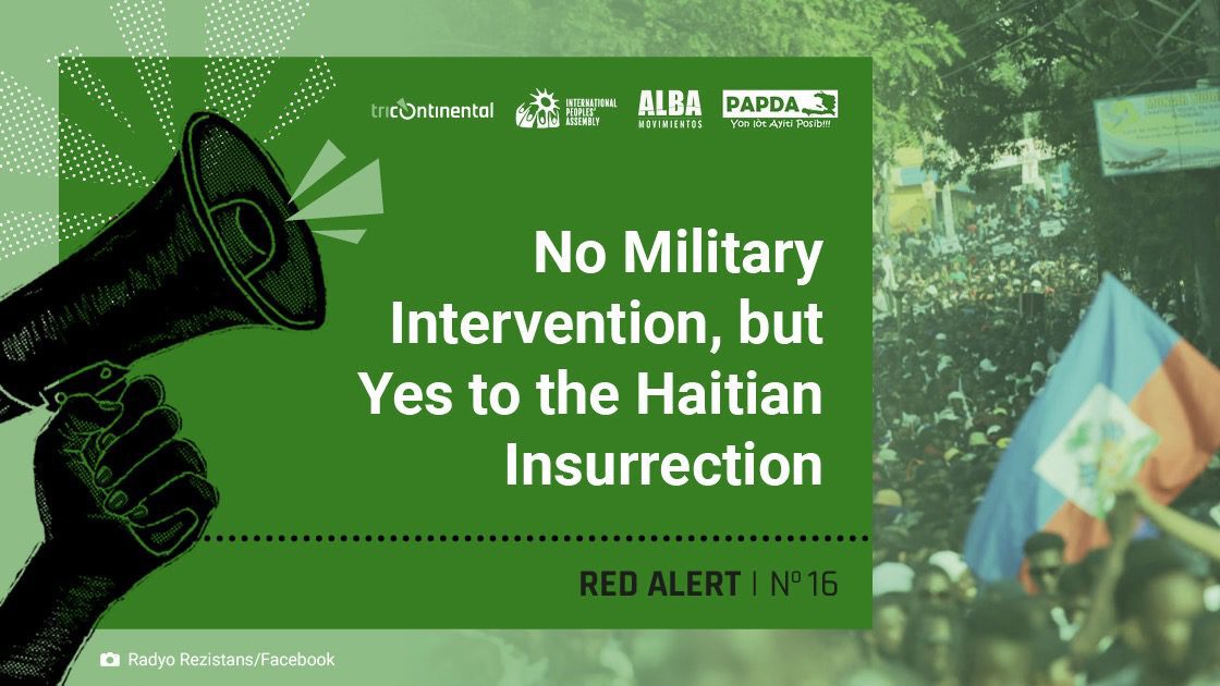 The last thing Haiti needs is another military intervention