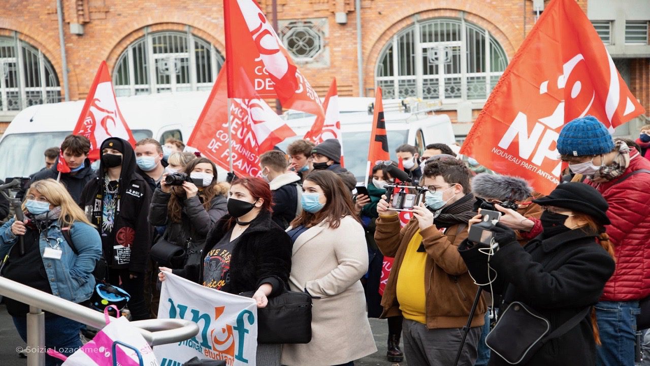 Student Protest-France