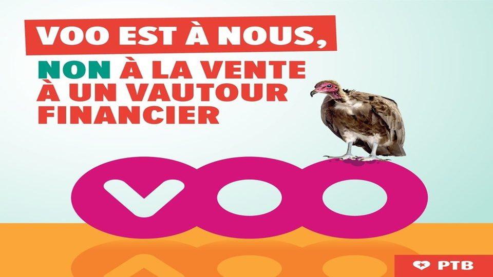 Workers’ Party of Belgium opposes sale of cable distribution company Voo