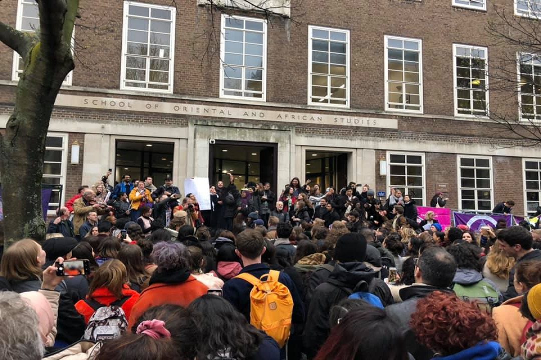 Researchers at SOAS protest cancellation of leaves and temporary work contracts