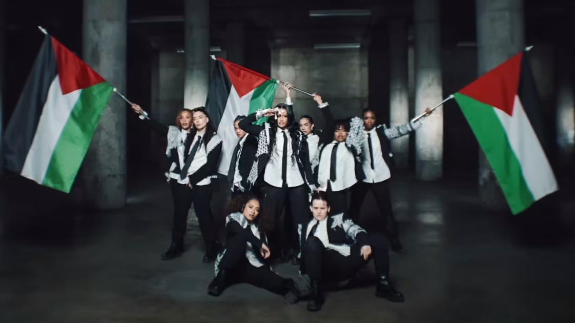 Kehlani music video Palestine