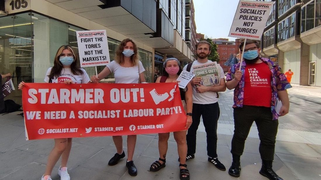 Protests in UK against Labour Party’s internal purge of the leftists