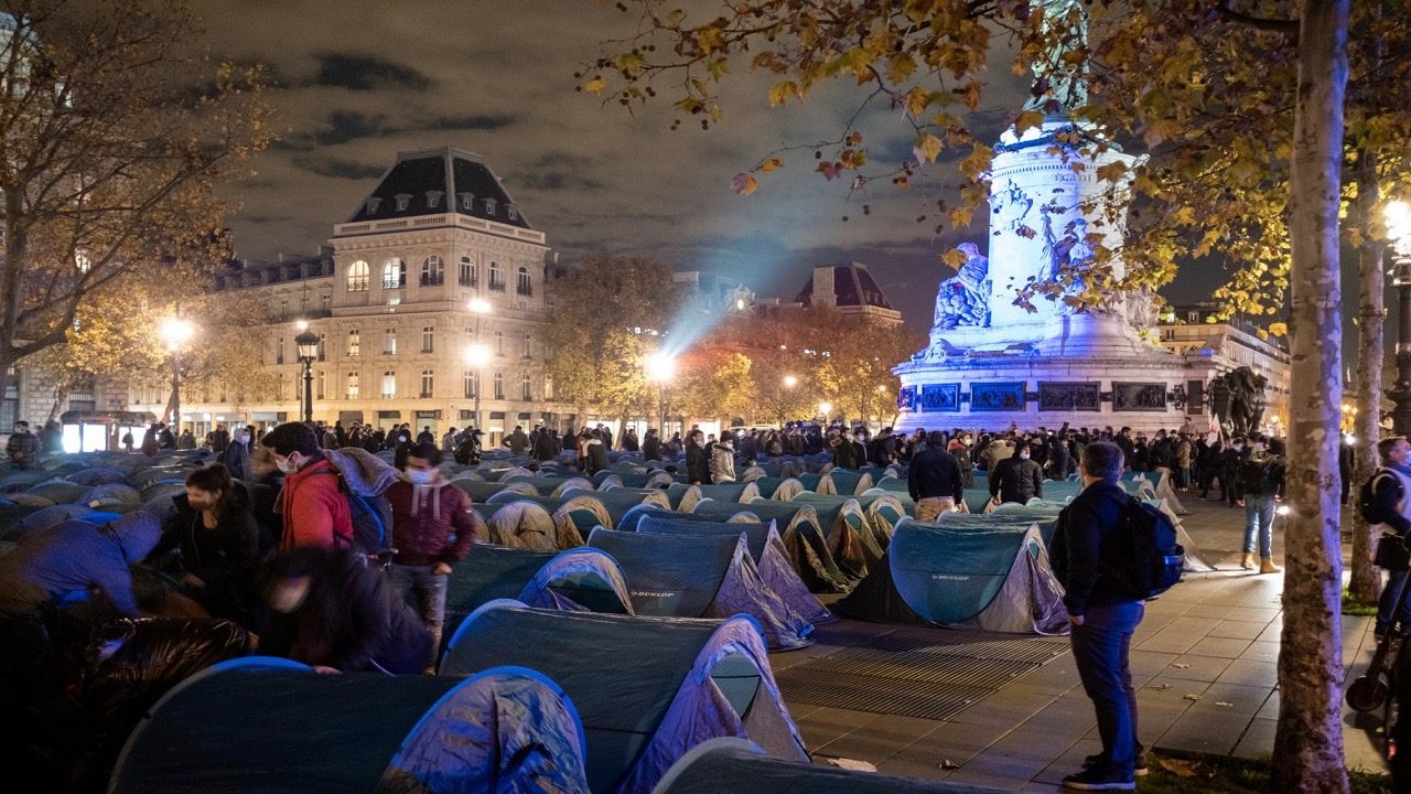Migrants Protest-France