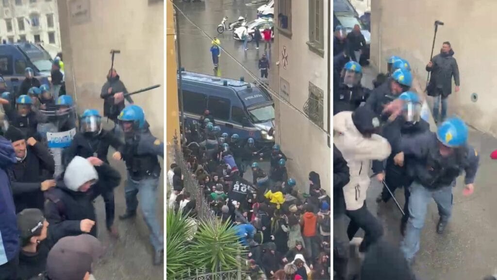 Police crackdown on students sparks outrage across Italy