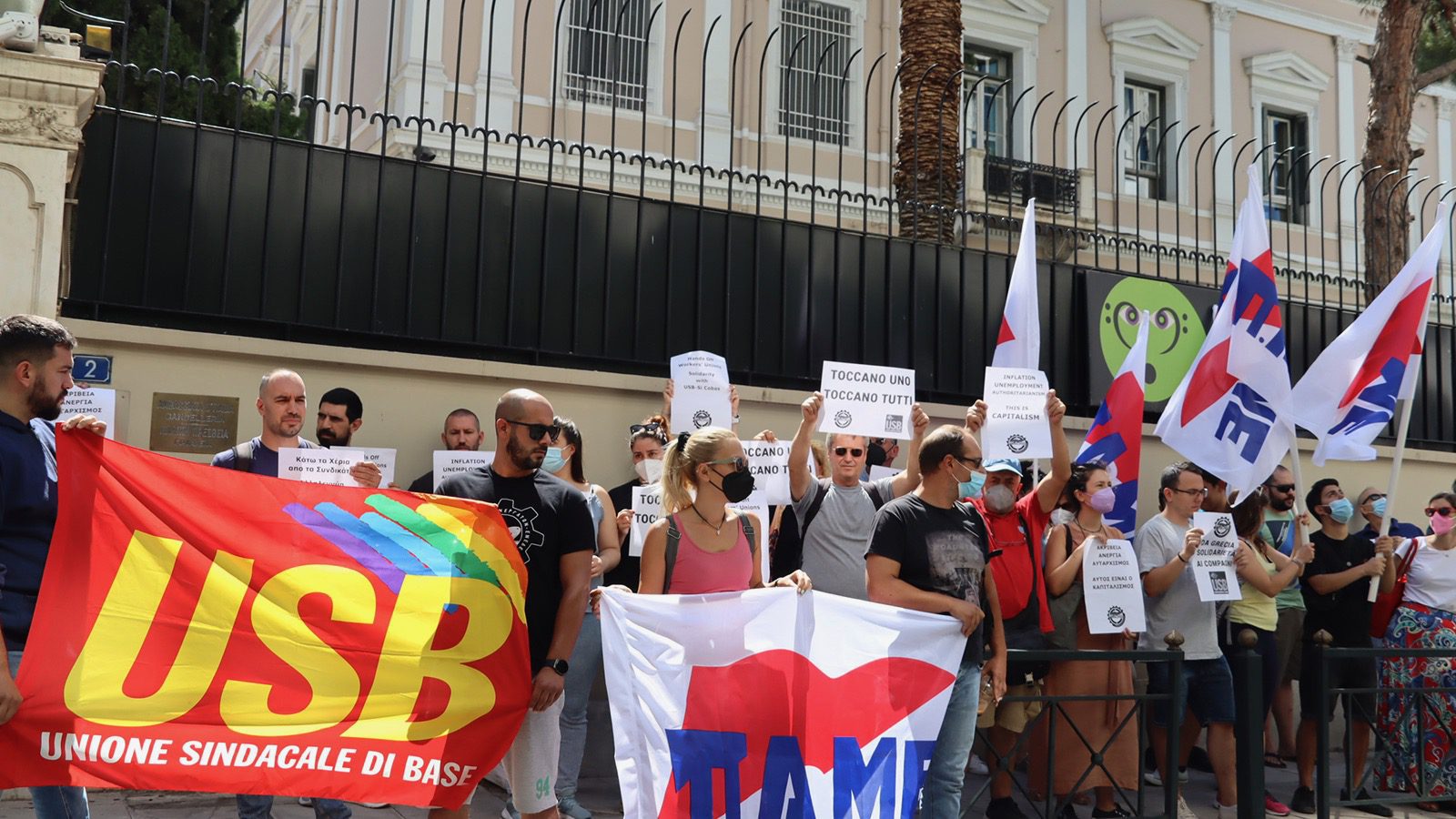 International solidarity for Italian workers