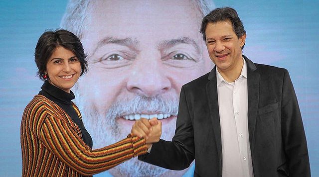 Fernando Haddad and Manuela D’Avila to hold aloft Lula’s banner in October polls