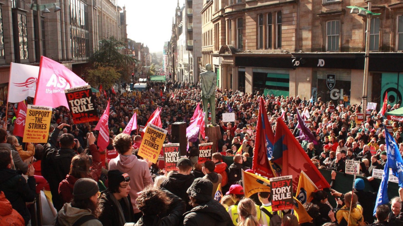 UK Protests cost of living crisis