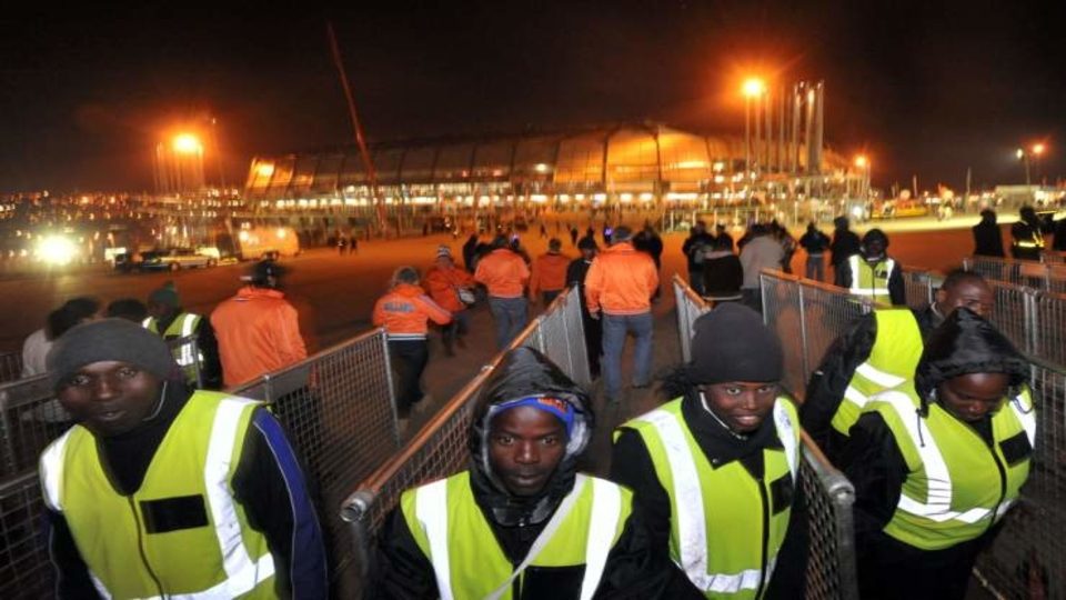 South Africa security guards strike