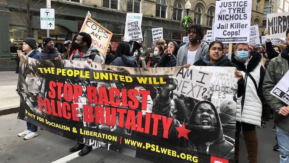 Protesters across the United States rage against the police killing of Tyre Nichols
