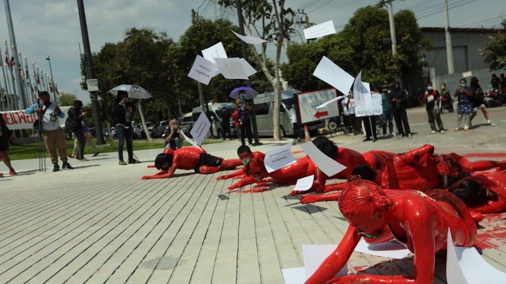 Thailand Demonstration against lèse-majesté