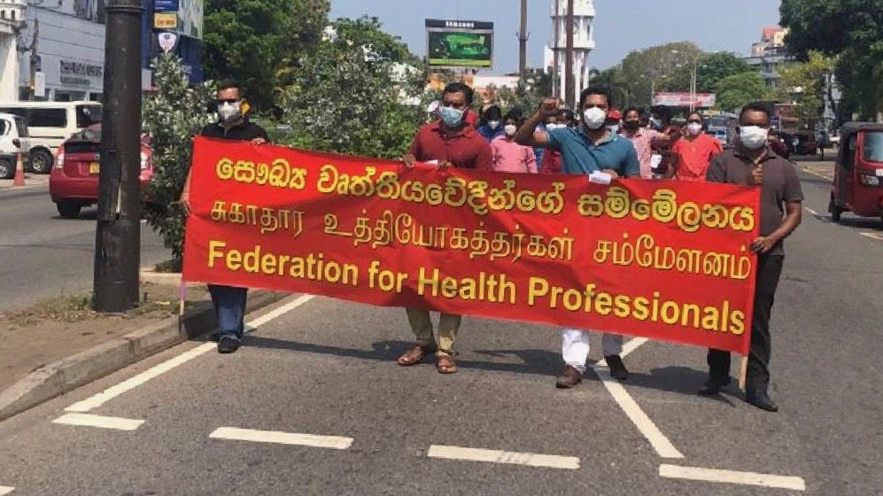 Sri Lanka health workers