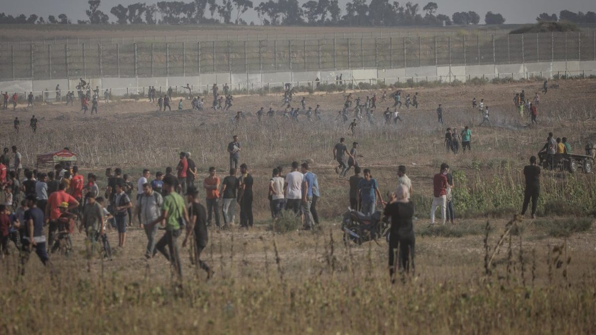 Israeli forces attack Palestinians in Gaza marking the 1969 Al-Aqsa arson