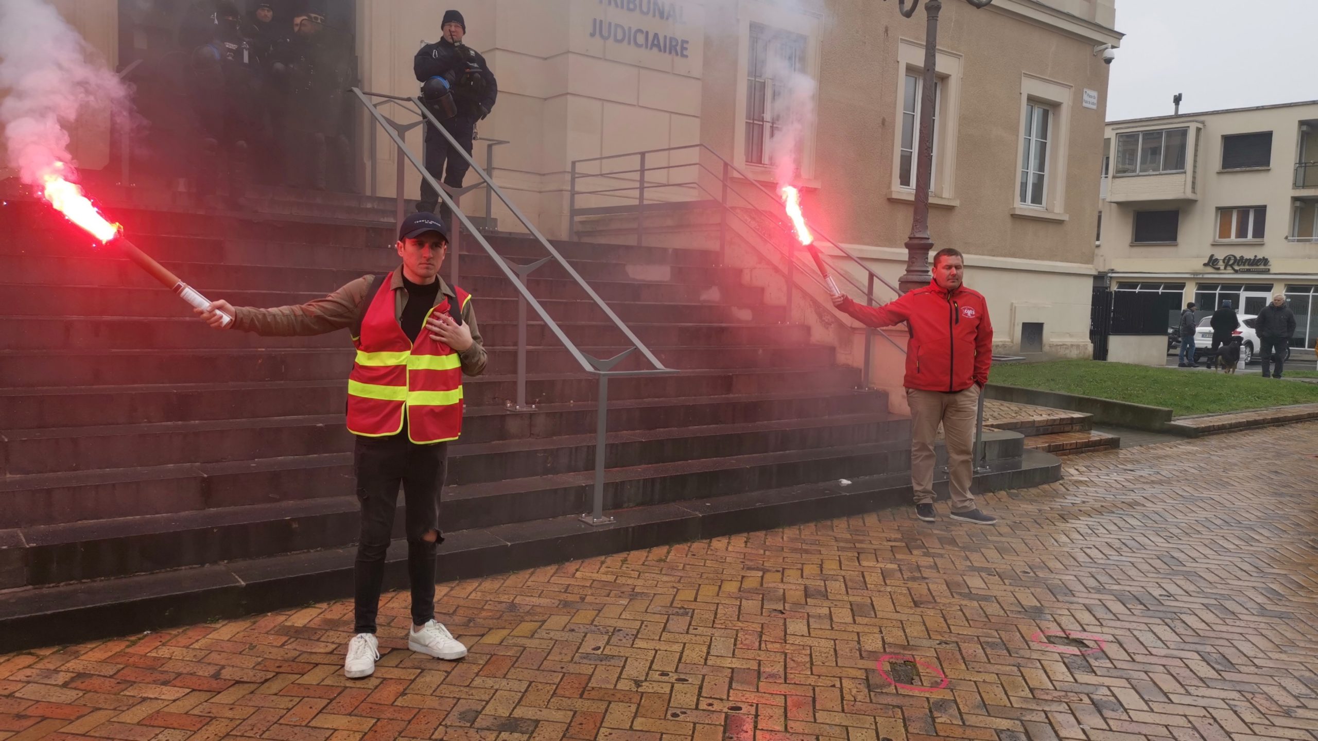 7-04 French Protests