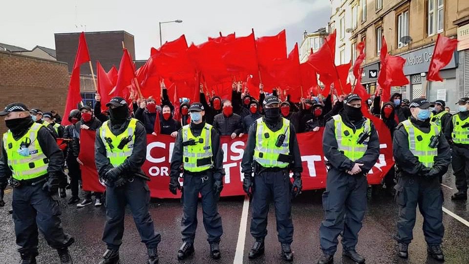 YCL Protest-Glasgow 1