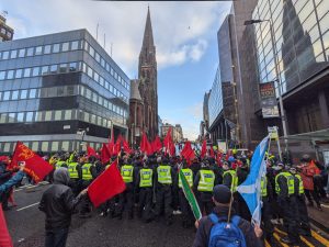 YCL Protest-Glasgow. 3