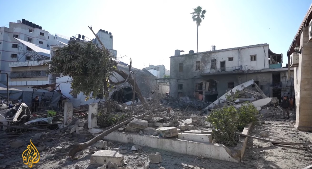 Israeli forces bomb Al-Ahli Hospital again