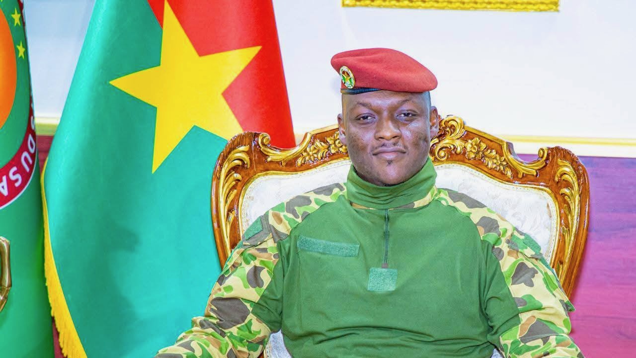 Burkina Faso president Ibrahim Traoré