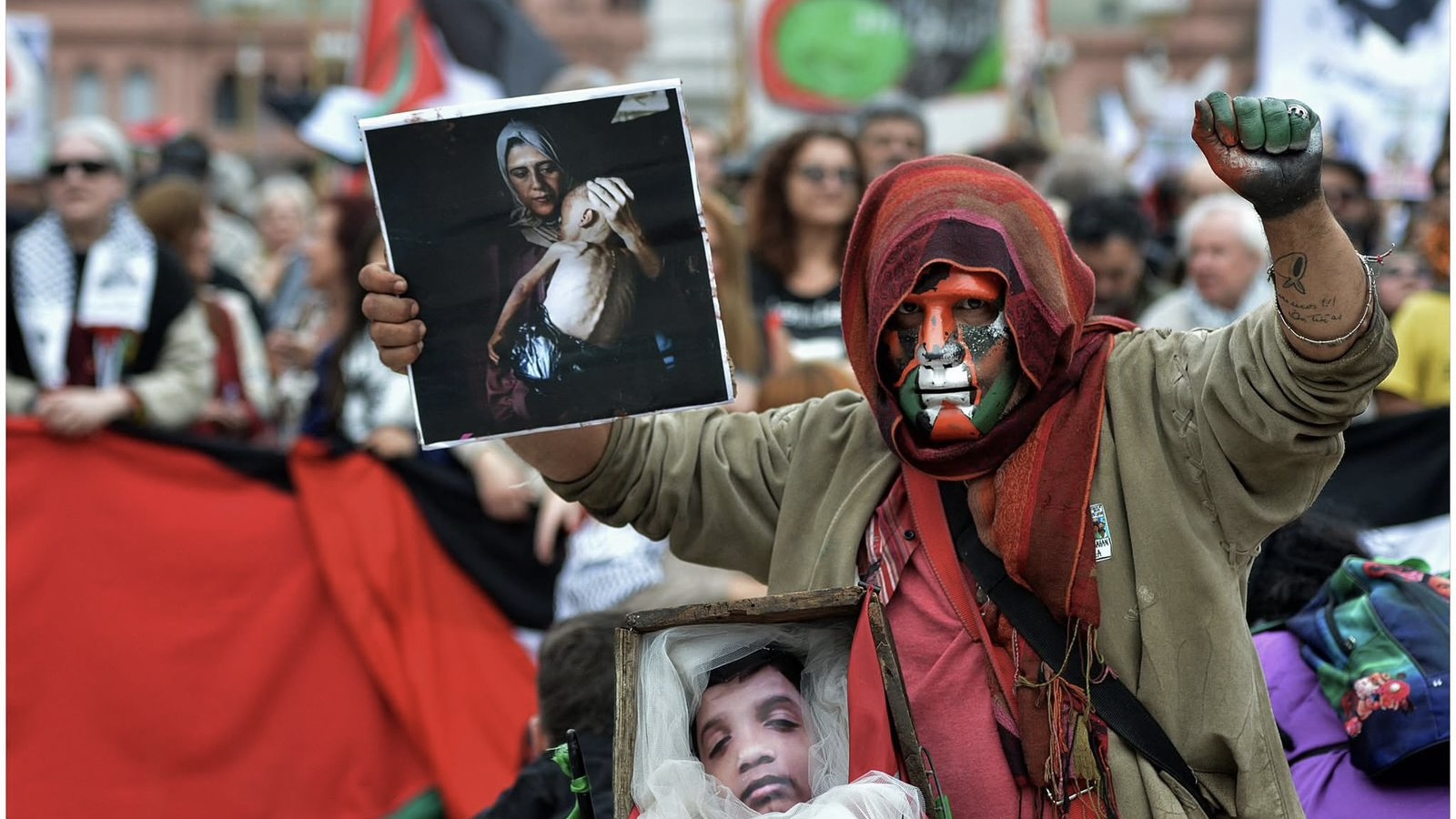Argentina march for gaza