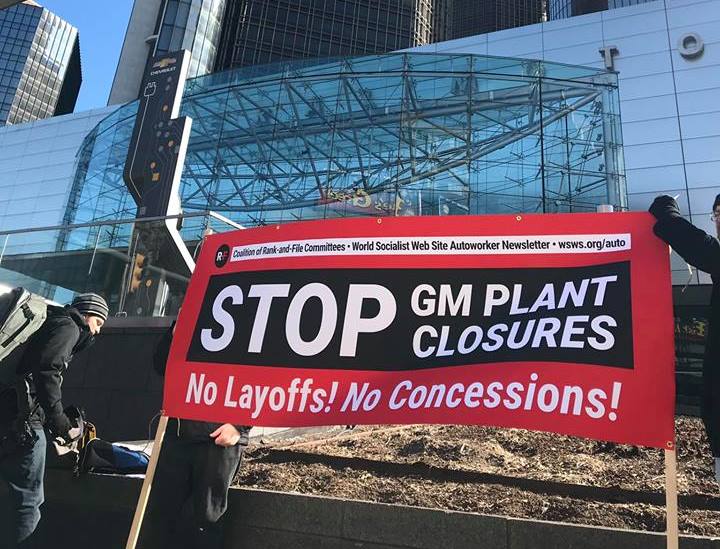 American autoworkers protest GM’s plant closures and retrenchments