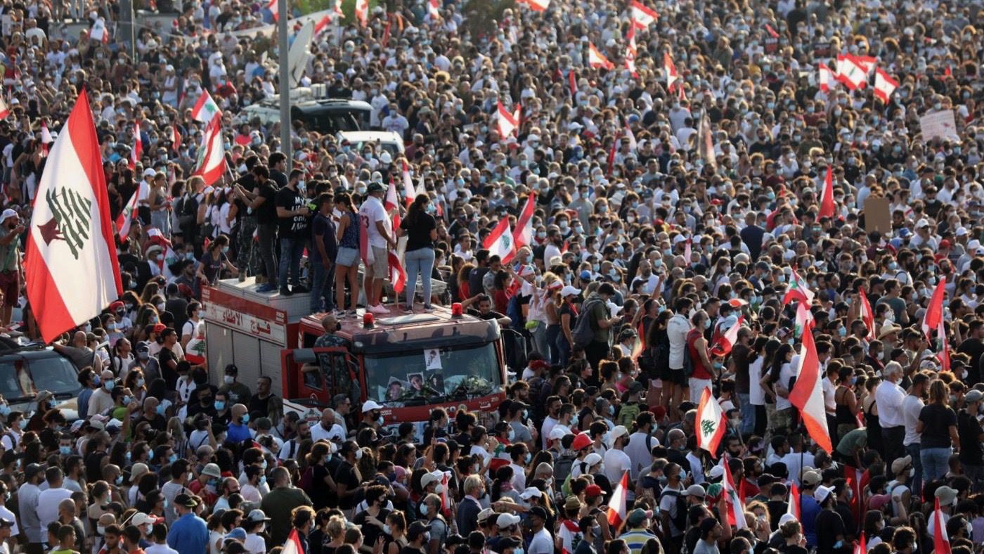 Beirut blast anniversary