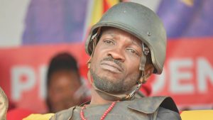 Bobi Wine at a campaign rally - BT News Bobi Wine at campaign rally
