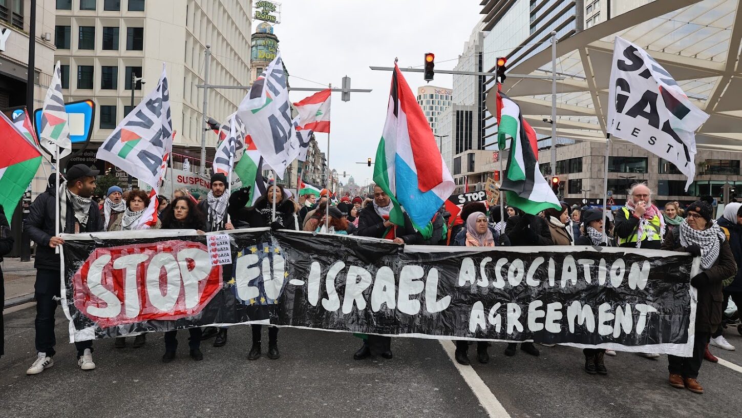 13,000 protesters in Brussels demand Belgium hold Israel accountable