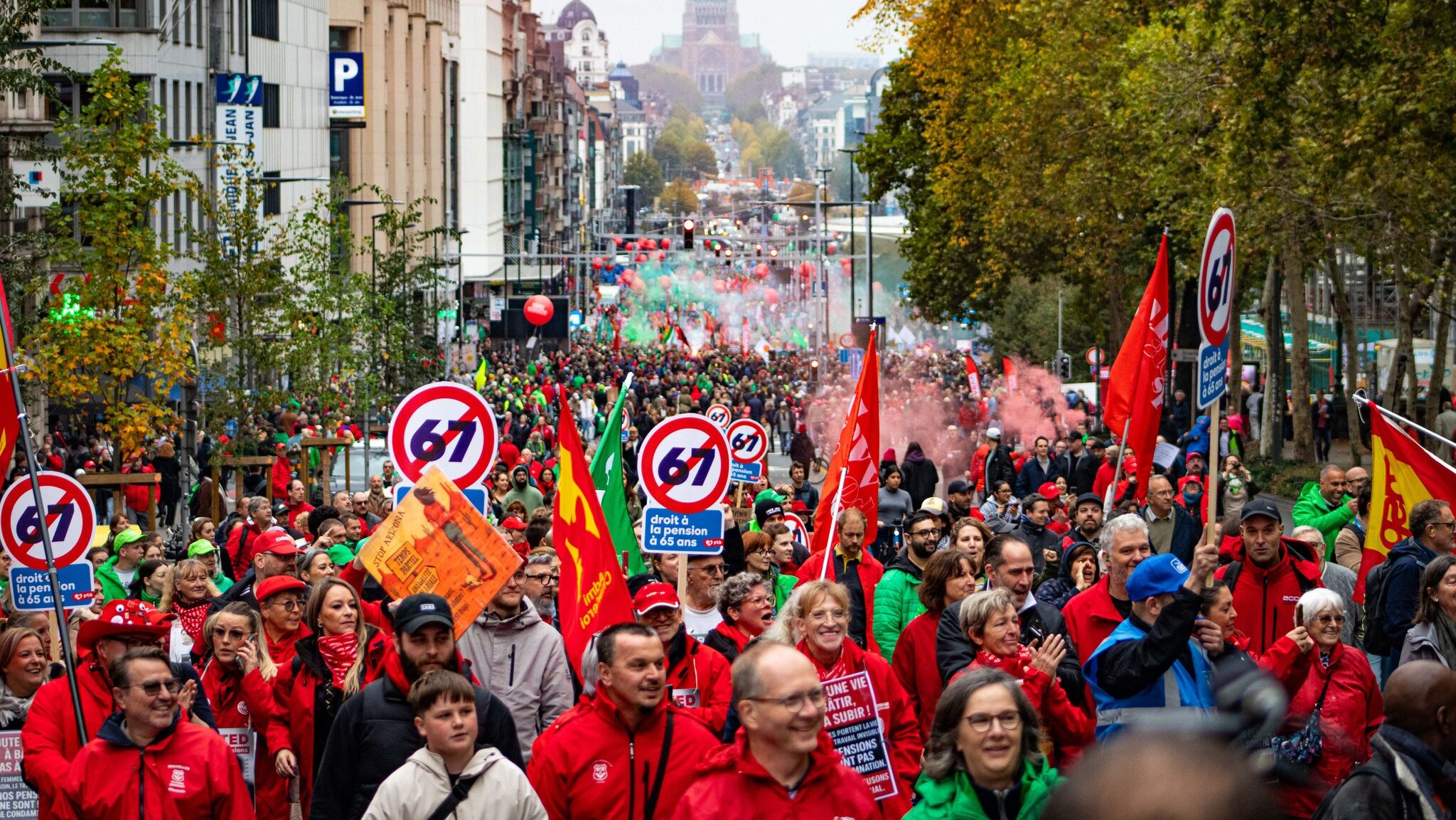 140,000 march in Brussels against austerity