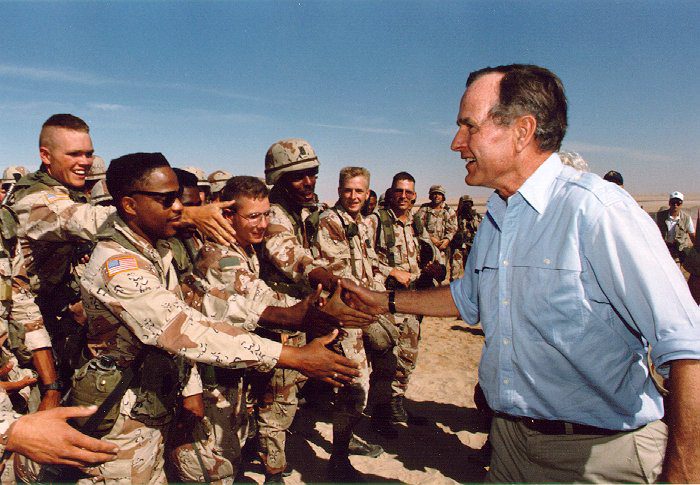 George H. W. Bush, man of the times