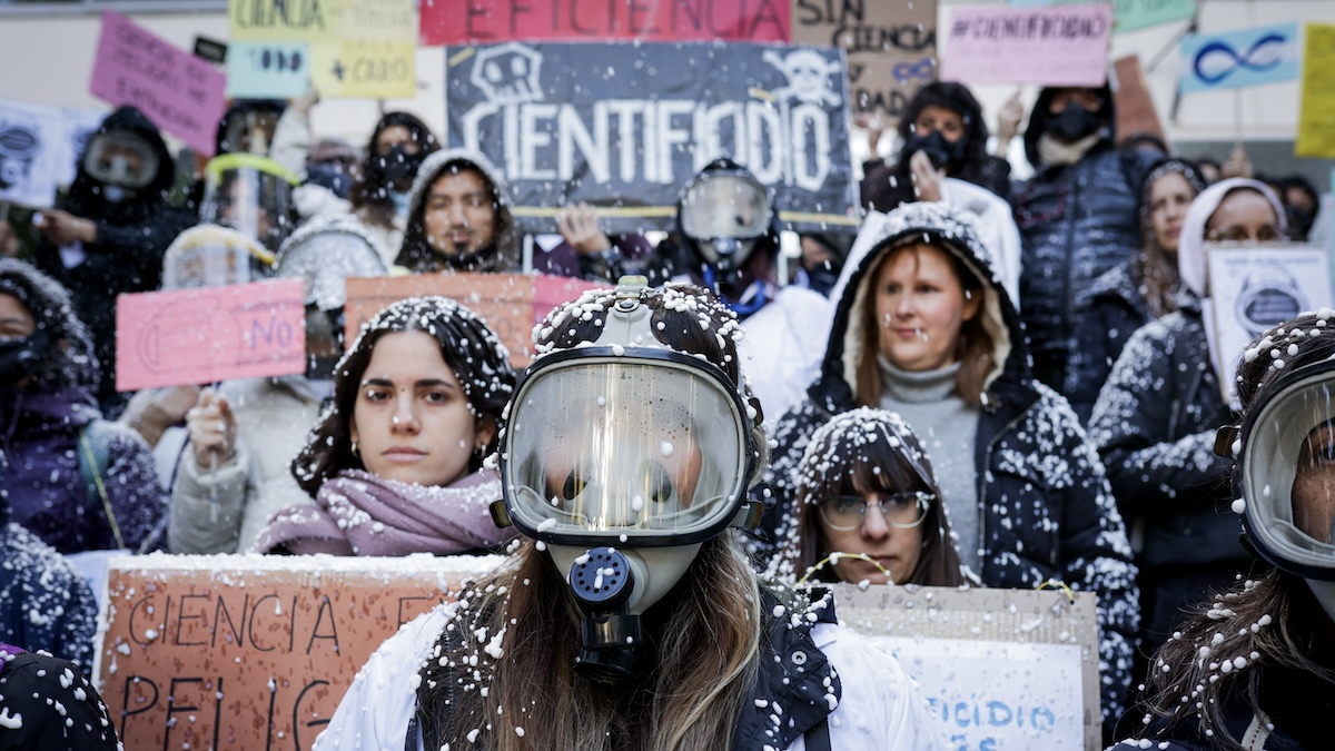 CONICET protest Buenos Aires
