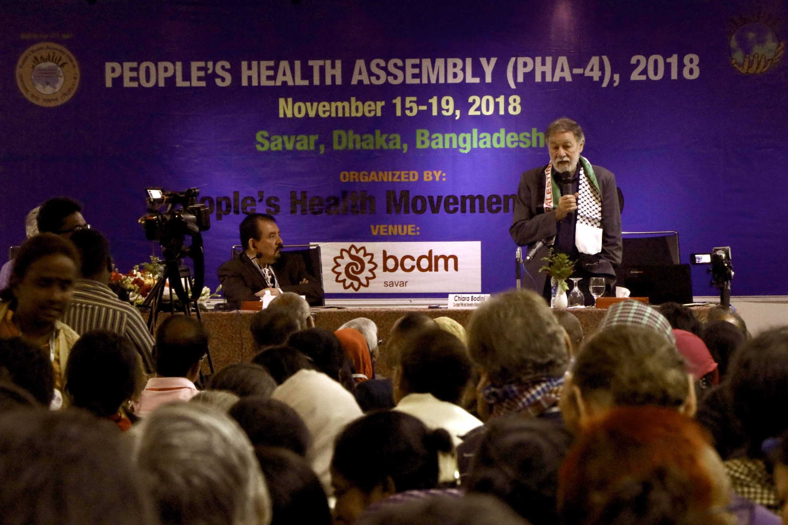 David Sanders speaks at opening of PHA 4