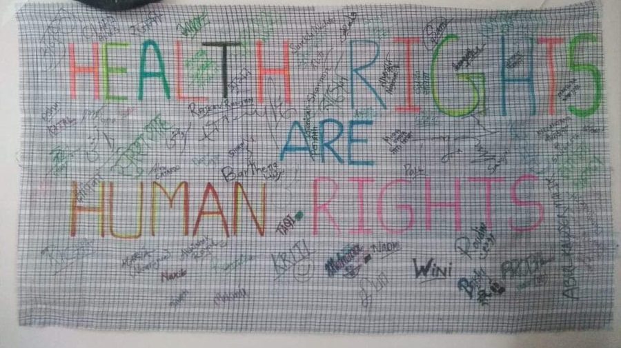 Our fight is for the right to health, not for charity and mercy