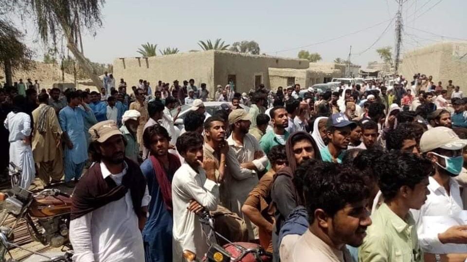 Protest against civilian death in Balochistan
