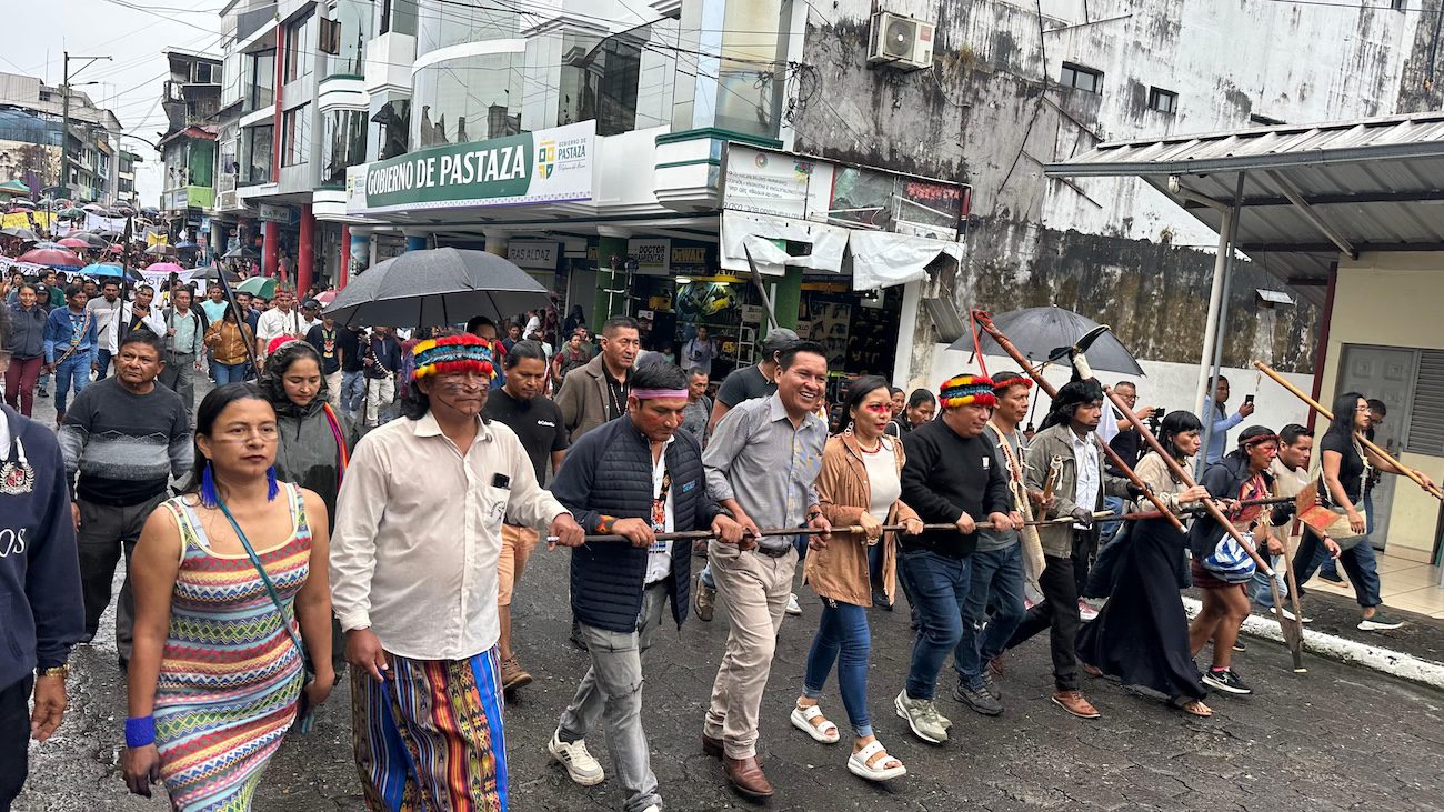 CONAIE protest October 2025
