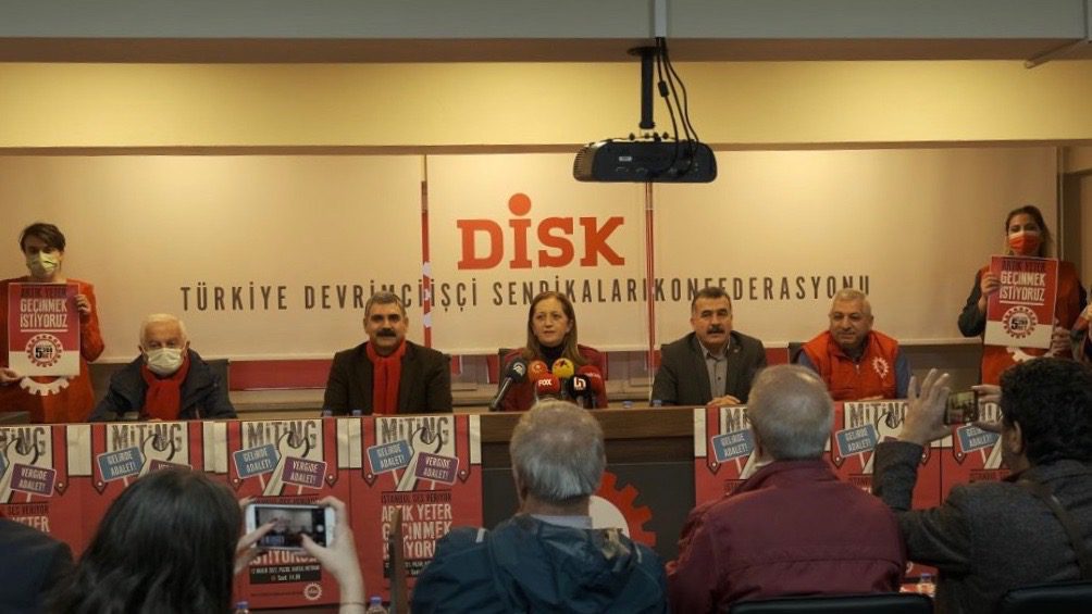 Turkey workers' protest