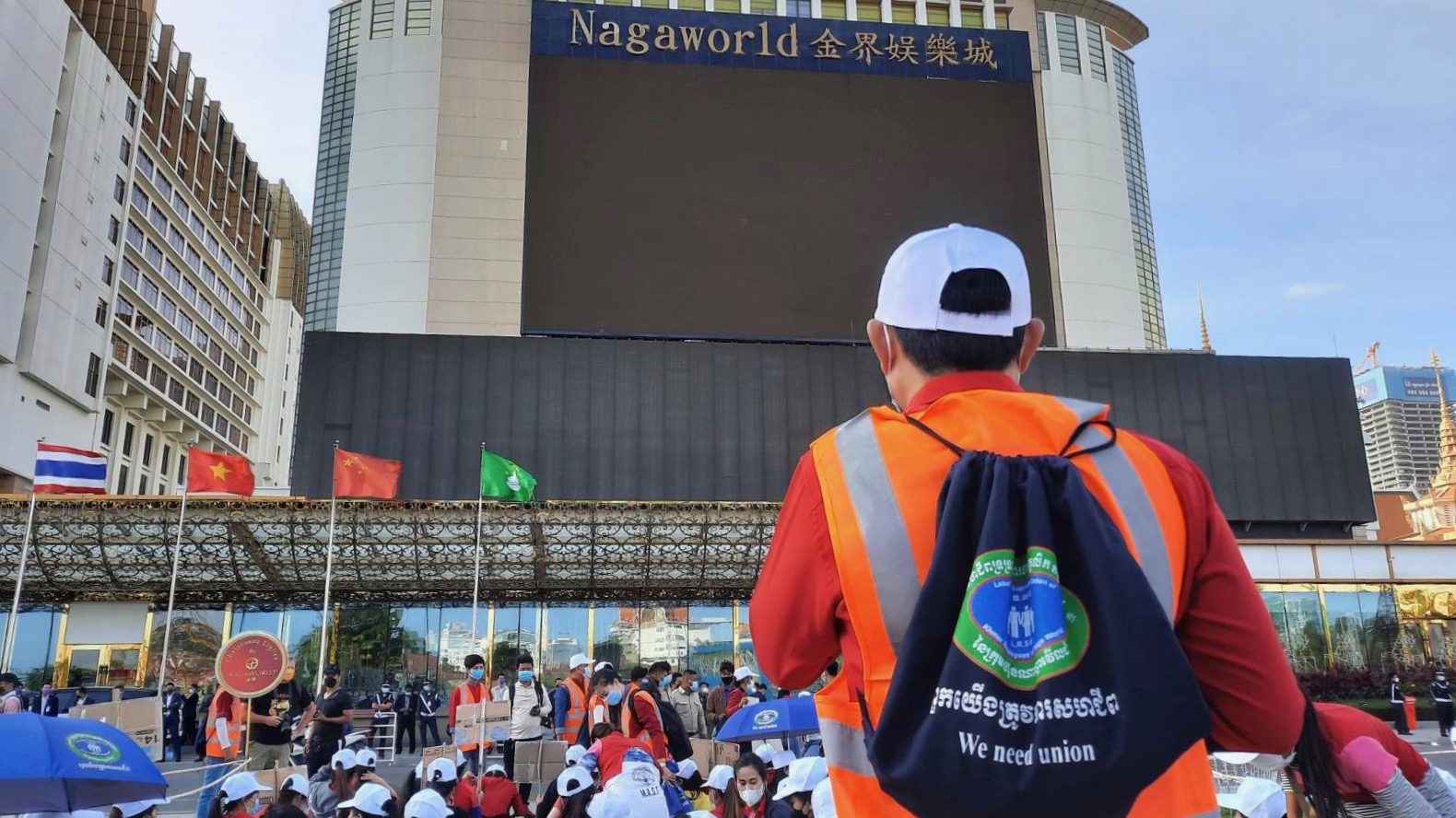 Cambodia casino workers strike
