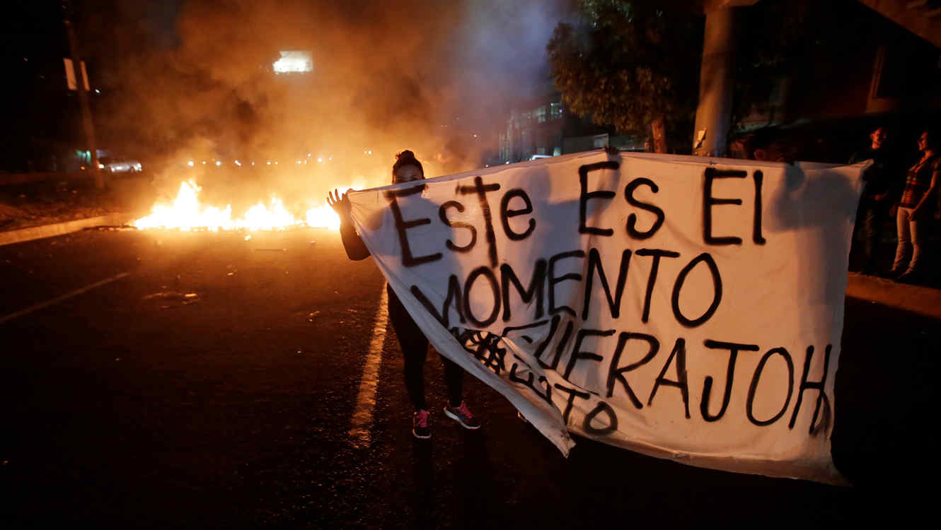 Hondurans intensify protests, demand resignation of president