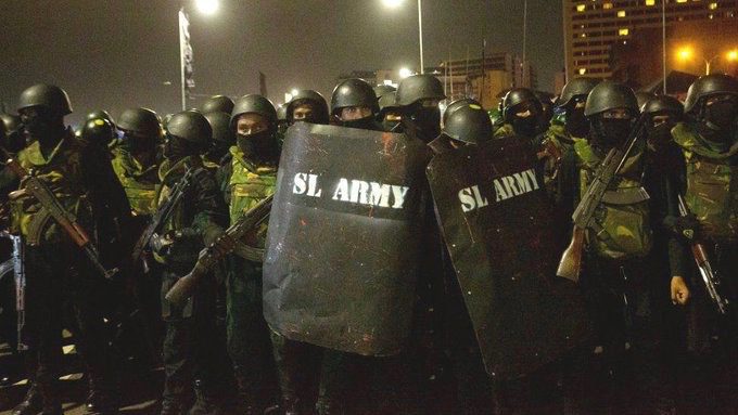 Sri Lanka protesters assaulted