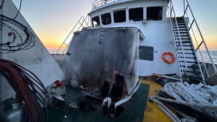 “Freedom Flotilla” attacked by drone in international waters on its way to deliver aid amid Gaza blockade (1)
