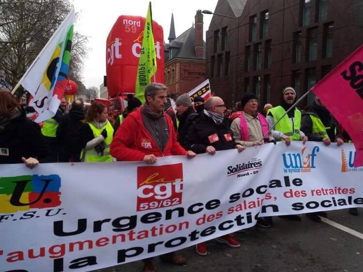 French unions, Yellow Vests join hands, seeking higher wages, social justice