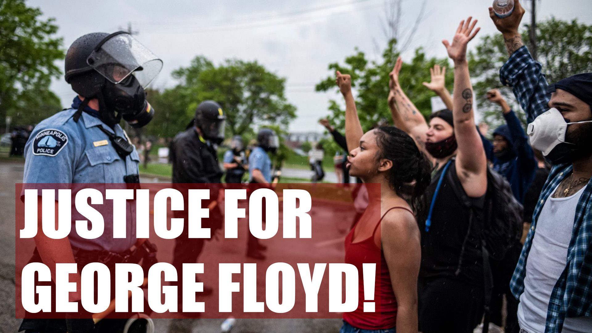 Police repress protests demanding justice for George Floyd